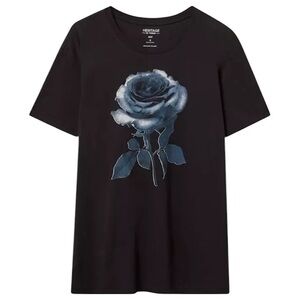 TORRID Rose Heritage‎ Jersey Crew Boyfriend Fit Tee NWT